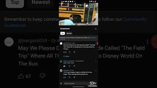 Puppet gets dragged by bus with music