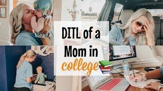 DAY IN THE LIFE OF A MOM IN COLLEGE | RAW EMOTIONS | brittandfam