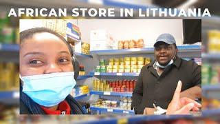 I MET WITH AN AFRICAN BUSINESS OWNER IN LITHUANIA.