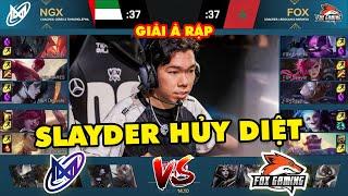 HIGHLIGHT NGX VS FOX - XEM CÁCH SLAYDER HỦY DIỆT TẠI GIẢI LMHT Ả RẬP MÙA HÈ 2024