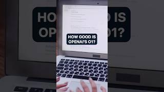 How good is OpenAI's O1S | New Technology | Pro robots