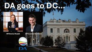 Democratic Alliance visits US lawmakers, White House to lobby for South Africa