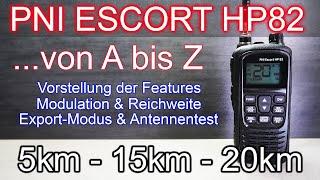 CB-FUNK: XXL-Video  PNI ESCORT HP82 inkl. 3 Antennen im Test & EXPORT-MODUS!  #cbfunk #blackout