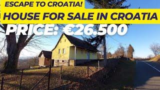 Cheap House for sale In Rural Croatia| Real Estate Croatia| Buy This House For Sale In Croatia Now!