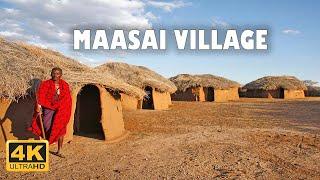 Maasai village, Tanzania  | 4K Drone Footage