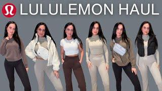 I Spent $2000 On MY BIGGEST Lululemon Haul Yet | Neutral Fall / Winter Haul