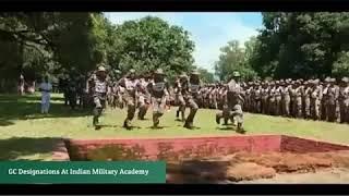 Designation of Gentleman Cadets