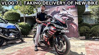 VLOG 7 | TAKING DELIVERY OF APRILLIA RS 457 | JODHPUR #aprillia #vlog #bikemodified #motorcycle