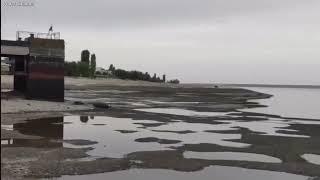 г. Каховка, состояние водохранилища