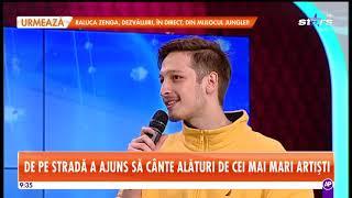 Povestea lui Cezar Guna. De pe stradă a ajuns să cânte alături de cei mai mari artiști