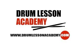 Drum Lesson Academy - 04 Mike Mangini fill from 'Hip Today' (Part 1 of 2)