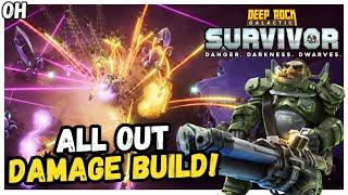 All DAMAGE All DAY!! Deep Rock Galactic Survivors!