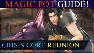 CRISIS CORE FF7 REUNION TUTORIAL | Getting Magic Pot Summon EARLY!