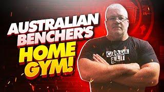 Australian Bencher's Home Gym Tour | home gym setup for powerlifting || Garage Gym Life Media