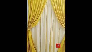 #Yellow curtains|wajeeha's #cottoncurtain #short #pakistan