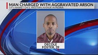 Man charged with aggravated arson