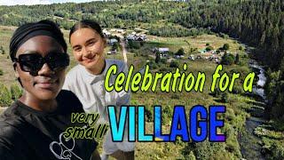 Big celebration for a very small village