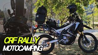 HONDA CRF250rally moto camping