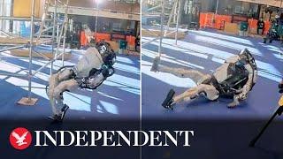 Watch: Boston Dynamic's Atlas robot fail compilation