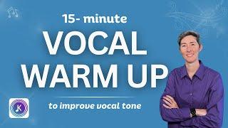 15 Minute Vocal Warm-up for a great singing tone!