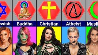 Religion of WWE Female Wrestlers. Christian. Buddha. Muslim. Jewish