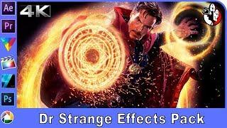 Doctor Strange portal,  mandala Shield & spark pack. Free effects in 4K