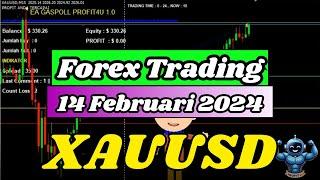 Trading Forex di XAUUSD! Modal Trading Naik dari $341 menjadi $353 dengan Robot Profit4u