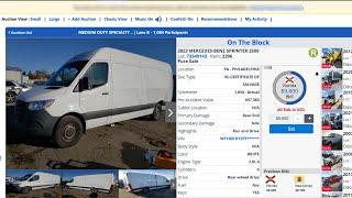 Copart Truck Auction (Medium Duty & Box Trucks - Repairable) 01/20/24