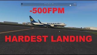 The hardest landing EVER??