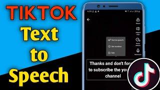 How to Use Siri Voice TikTok (Text to Speech on Tiktok Tutorial)