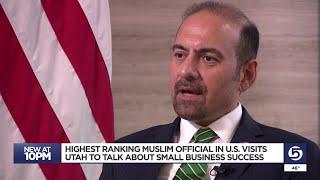 Highest ranking Muslim in the U.S. visits Utah to help small businesses