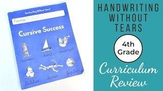 Handwriting Without Tears Cursive - Curriculum Review