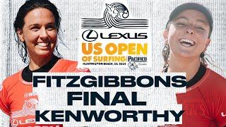 Sally Fitzgibbons vs Bella Kenworthy | Lexus US Open of Surfing presented by Pacifico 2024 - Final