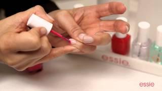 Essie french valentine manicure