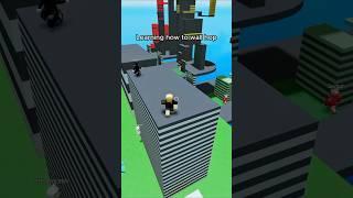 Learning how to wall hop in Roblox  #roblox #wallhop