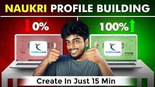 Step by step guide to create your Naukri profile | For IT Job freshers