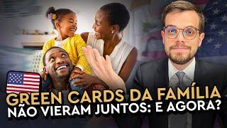 O GREEN CARD  da minha esposa não chegou!