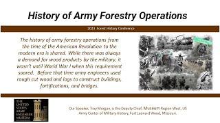 History of Army Forestry Operations