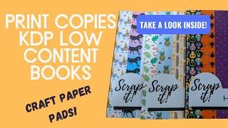 Are KDP books good quality? Craft Paper Pads- a look at the print quality of Amazon KDP books