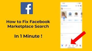 How to Fix Facebook Marketplace Search⏬- in 1minute 2024