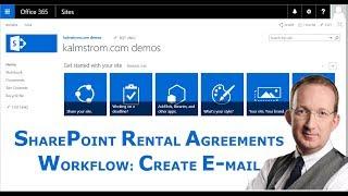 Create a SharePoint Workflow Alert - SharePoint Rental Agreements Management 6