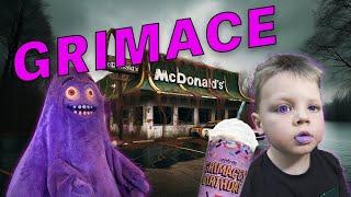 WE CAPTURED GRIMACE IN REAL LIFE ON THE DRONE! (MCDONALDS 50th BIRTHDAY)