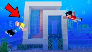 Sobrevivi 100 DIAS na CASA EMBAIXO da ÁGUA no Minecraft!