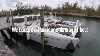 WE BOUGHT A HURRICANE DAMAGED BOAT!!