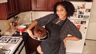 we're baking a carrot cake