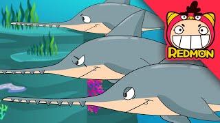 The shark scare (Saw shark, hammerhead shark) | Animal rescue corps #03 | REDMON