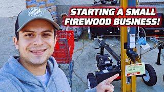 Purchasing A $1000 Log Splitter From Tractor Supply On Black Friday! - Starting A Firewood Business