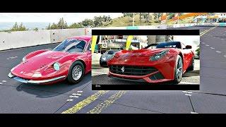 OLD AND NEW FERRARI 1969 FERRARI DINO 246 GT FH3 GAMEPLAY