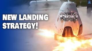 Unexpected! SpaceX Reveals New Landing Method for Dragon Crew 8, Unlike Any Other...