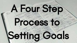 A four-step process to setting goals